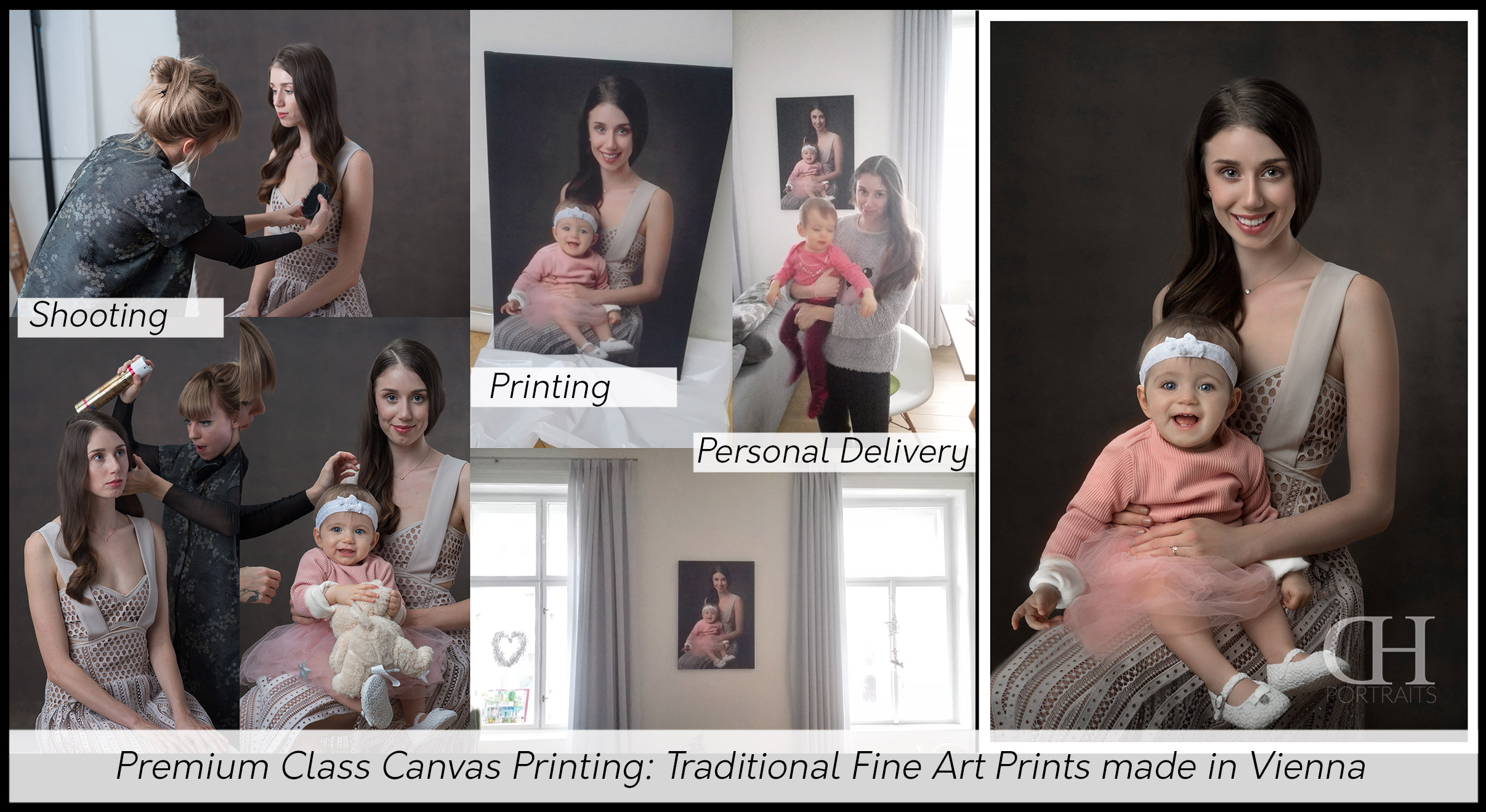 Premium Class Canvas Printing- Exquisite Fine Art Prints from Vienna - Showcase Katka & Katka - Dan Hostettler Portraits Prague