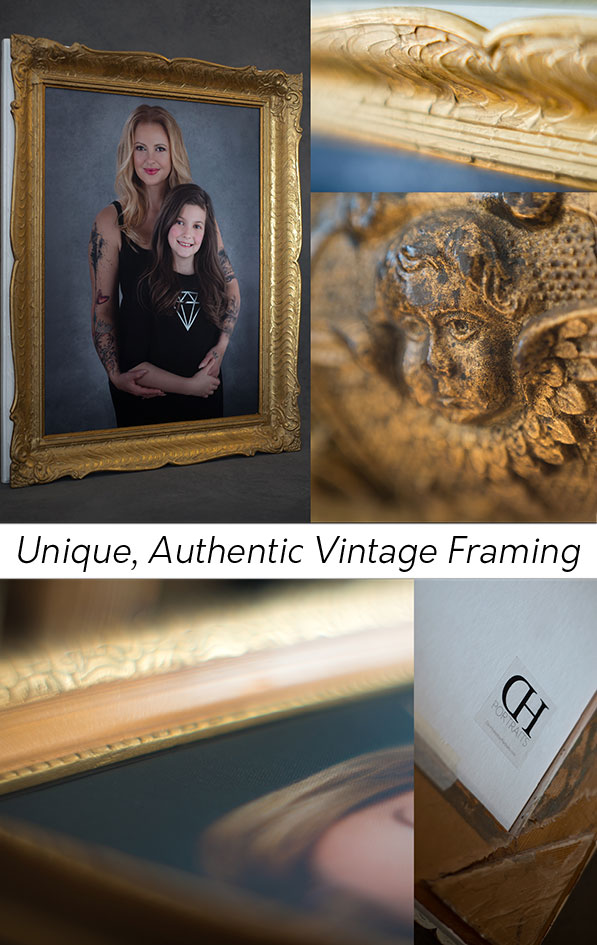 Unique Authentic Vintage Framing - Exclusive High Class Print Products - Dan Hostettler Portraits
