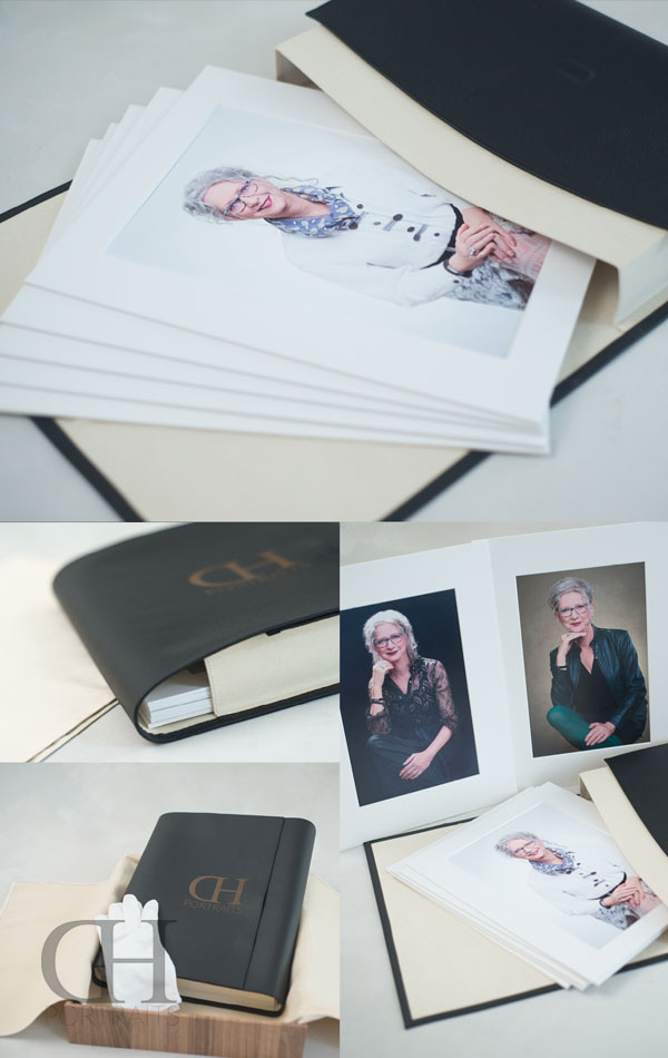 Leather Folio Boxes & Mats - Exclusive High Class Print Products - Dan Hostettler Portraits - MOBILE Version